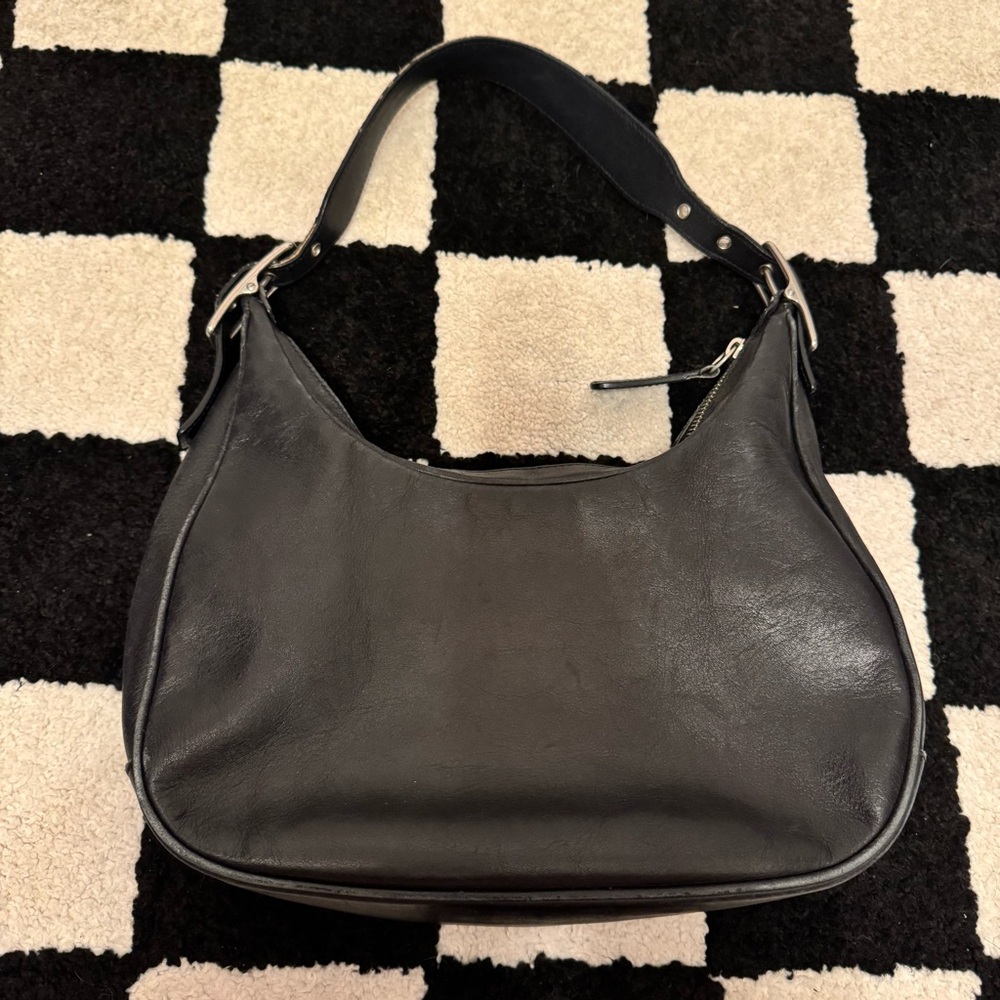 Vintage Coach 9342 Legacy West Zoe Hobo Bag Black Leather